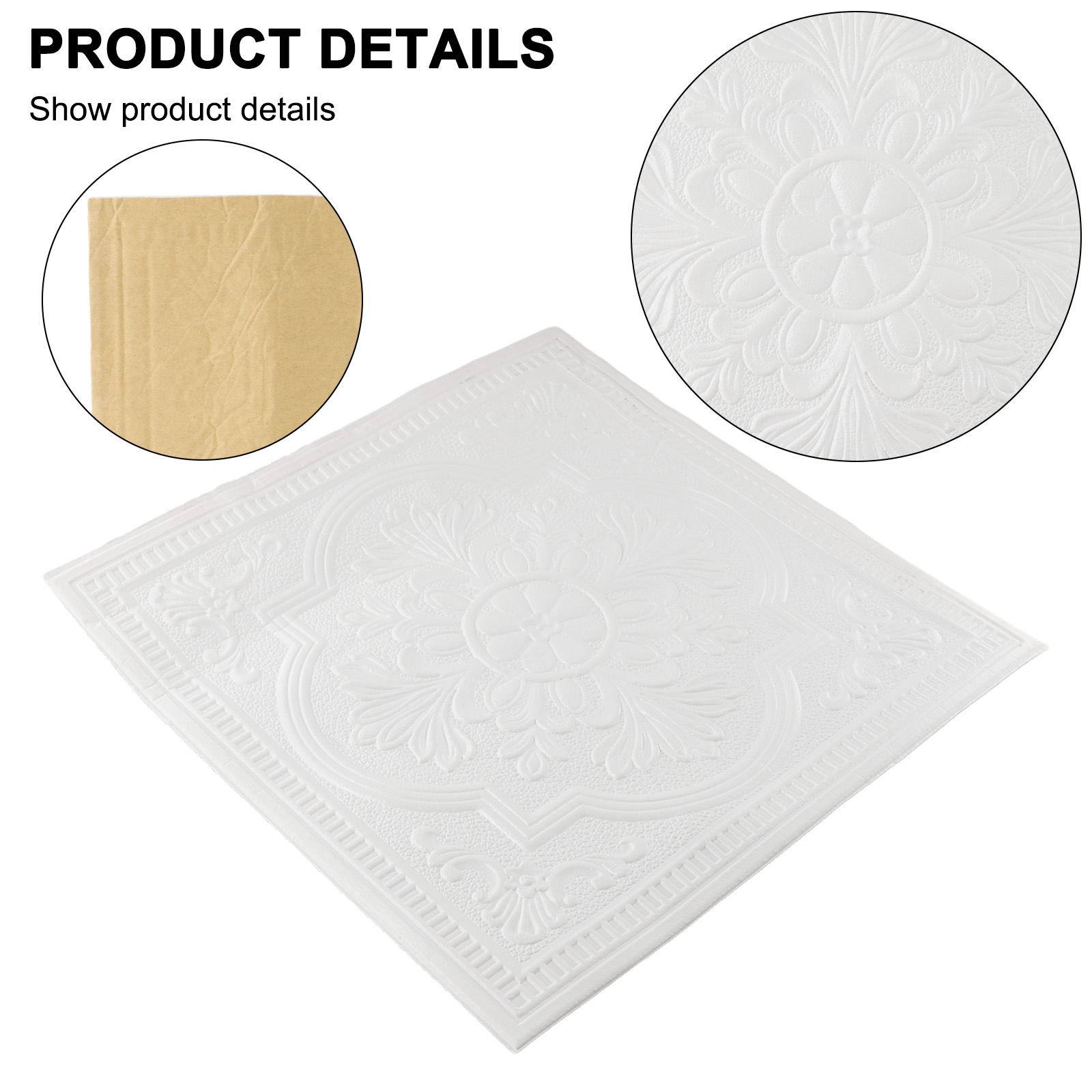 Wall Panel 3D Texture - 3D 스톤 질감 폼 벽 패널로