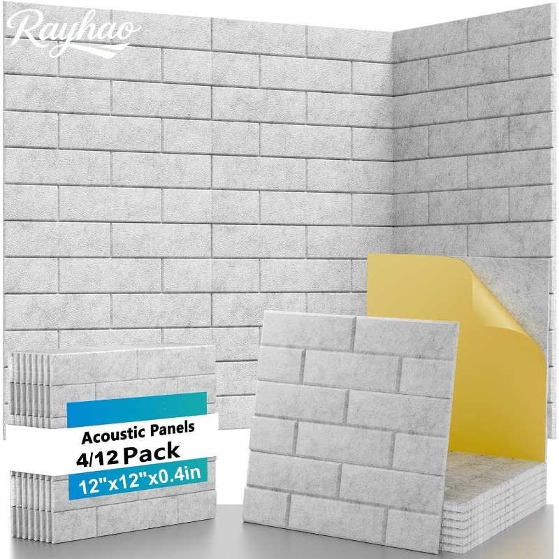 Wall Panel 3D Texture - 고밀도 흡음 폼 보드, 음향 벽