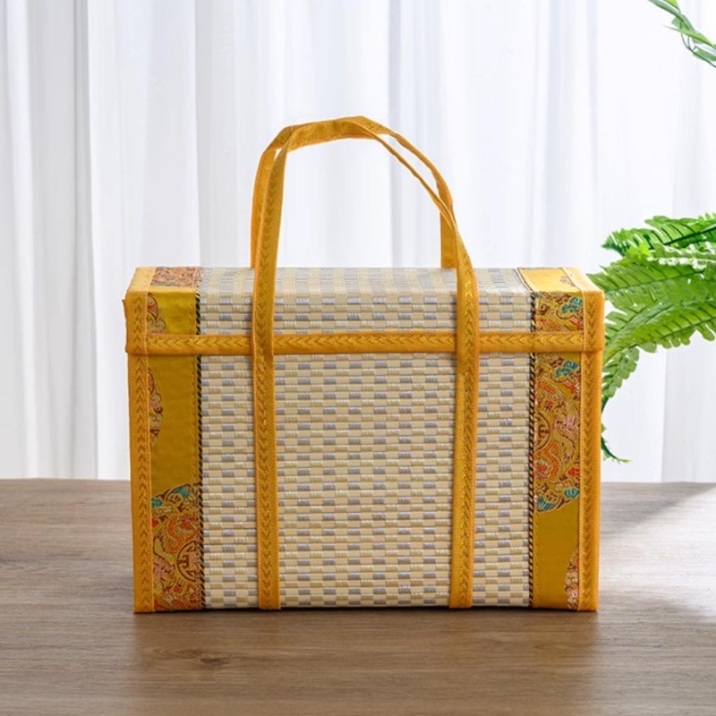 Woven Basket Set - 접이식 친환경 보관 가방 중국 축제