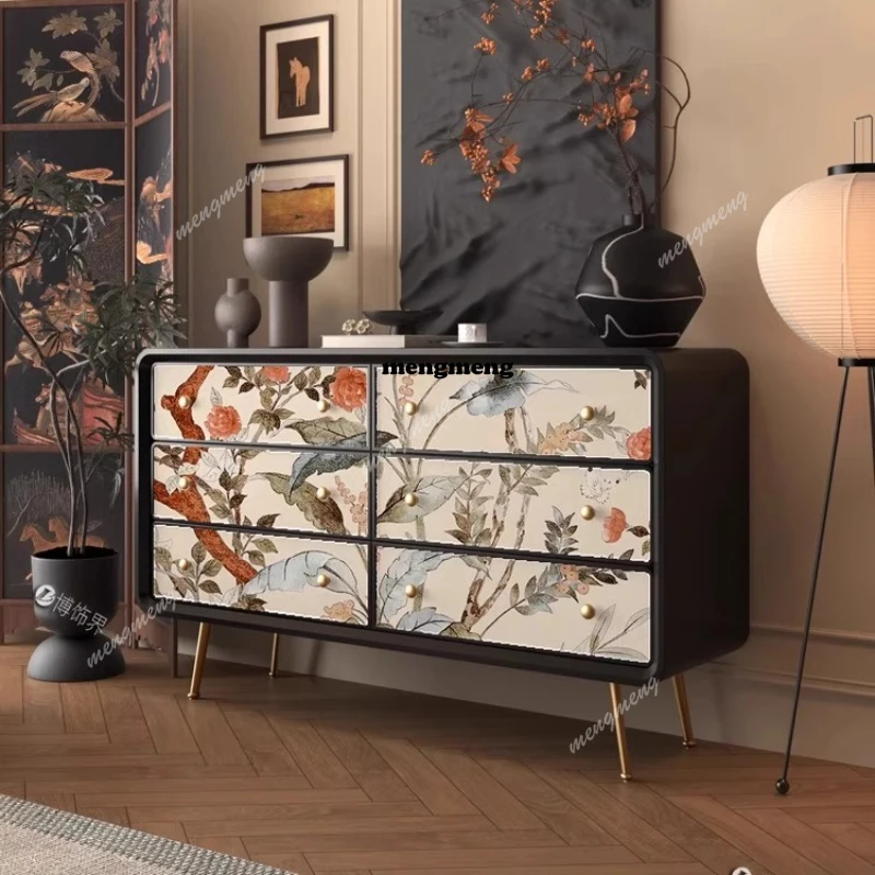 Interior Design Vintage Modern - 북유럽 디자인 거실 캐비닛 미드 센추리
