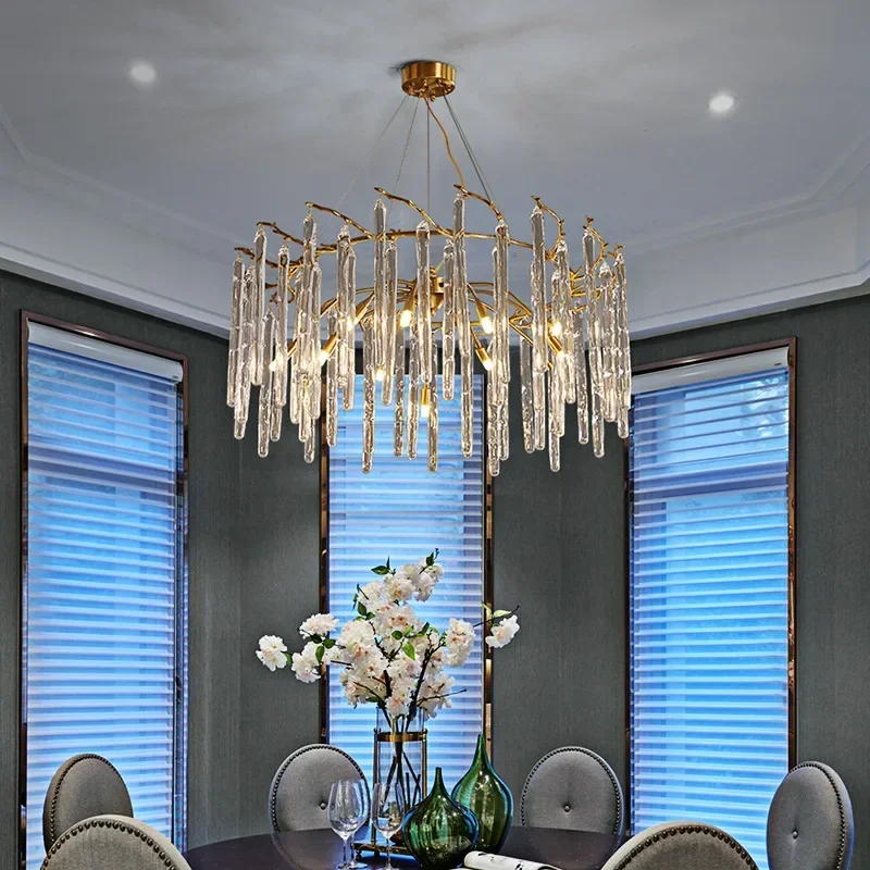 북유럽 럭셔리 다채로운 크리스탈 천장 조명 디자이너 거 - Interior Design Luxury Living Room 리뷰 및 가격