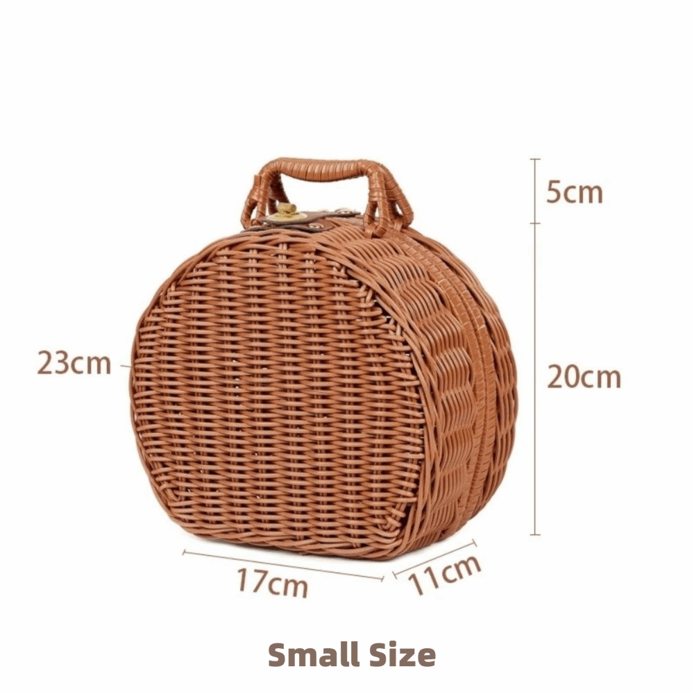 창의적인 원형 수납 바구니, 휴대용 선물 포장 상자,  - Woven Basket Set 리뷰 및 가격