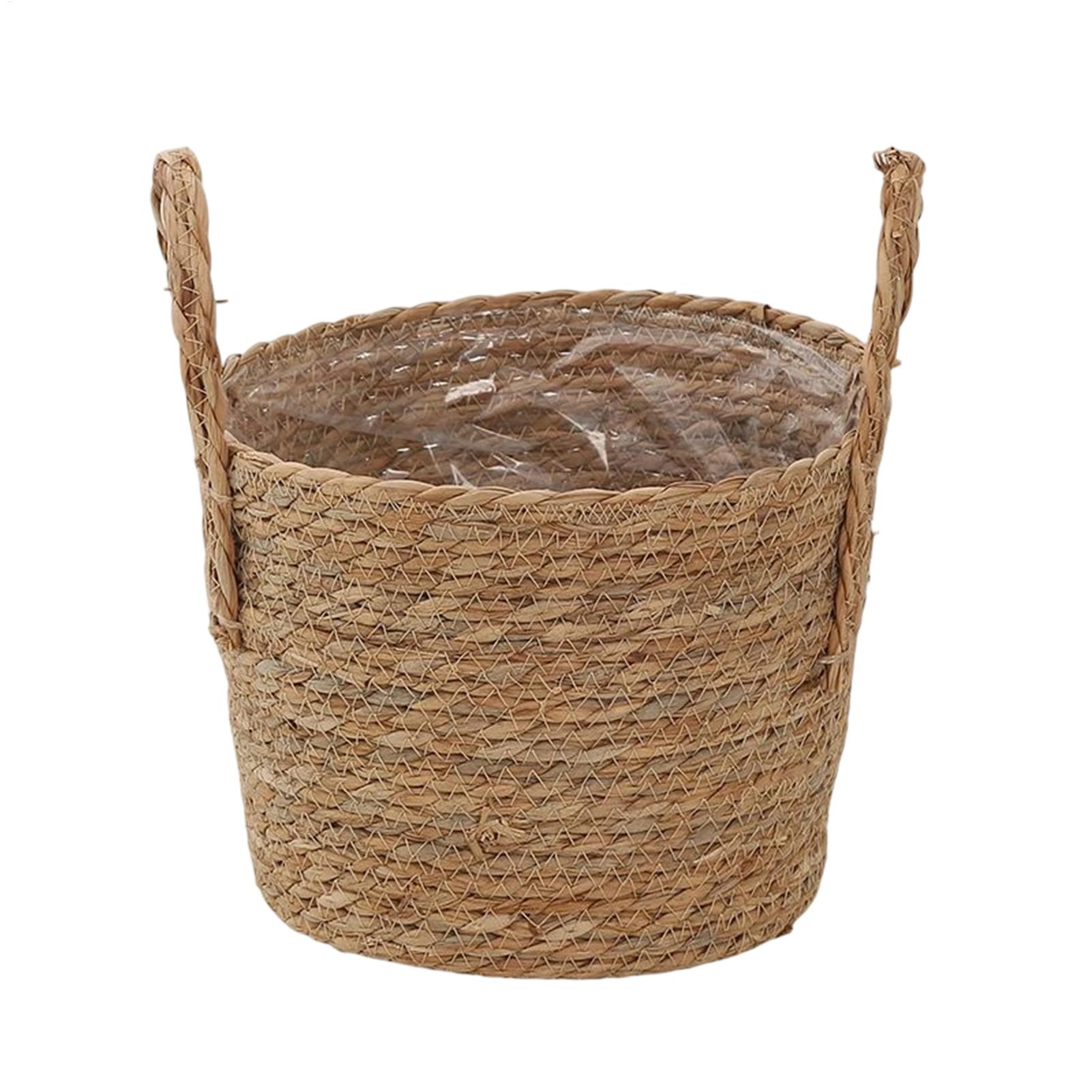 플랜터 바구니 밀짚 화분 위커 플랜터 바구니 화분 라탄 - Woven Basket Set 리뷰 및 가격