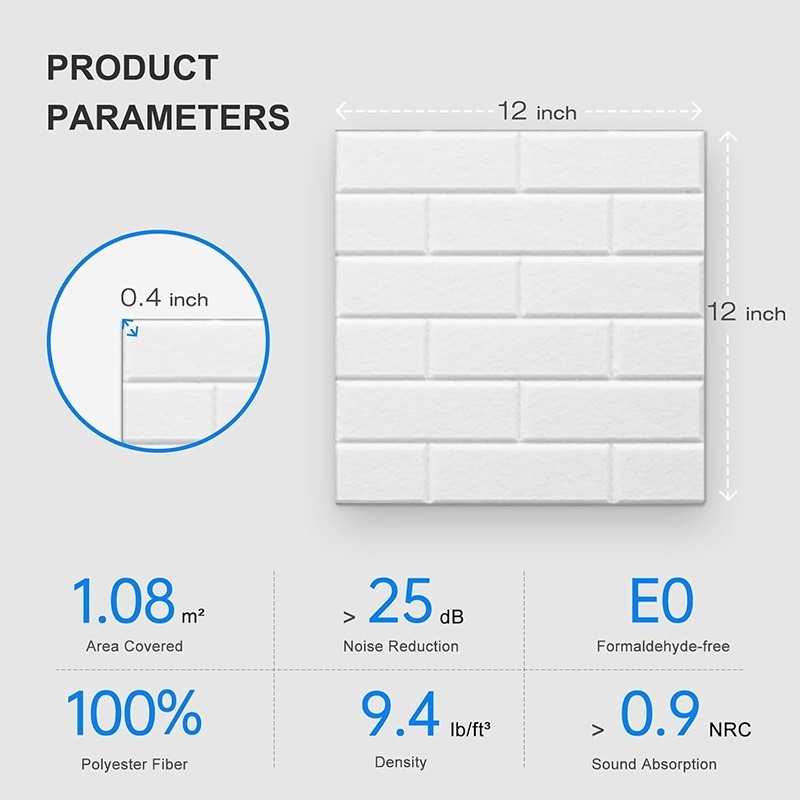 벽돌 질감 방음 벽 장식 펠트 보드, 소음 흡수 및 울 - Wall Panel 3D Texture 리뷰 및 가격