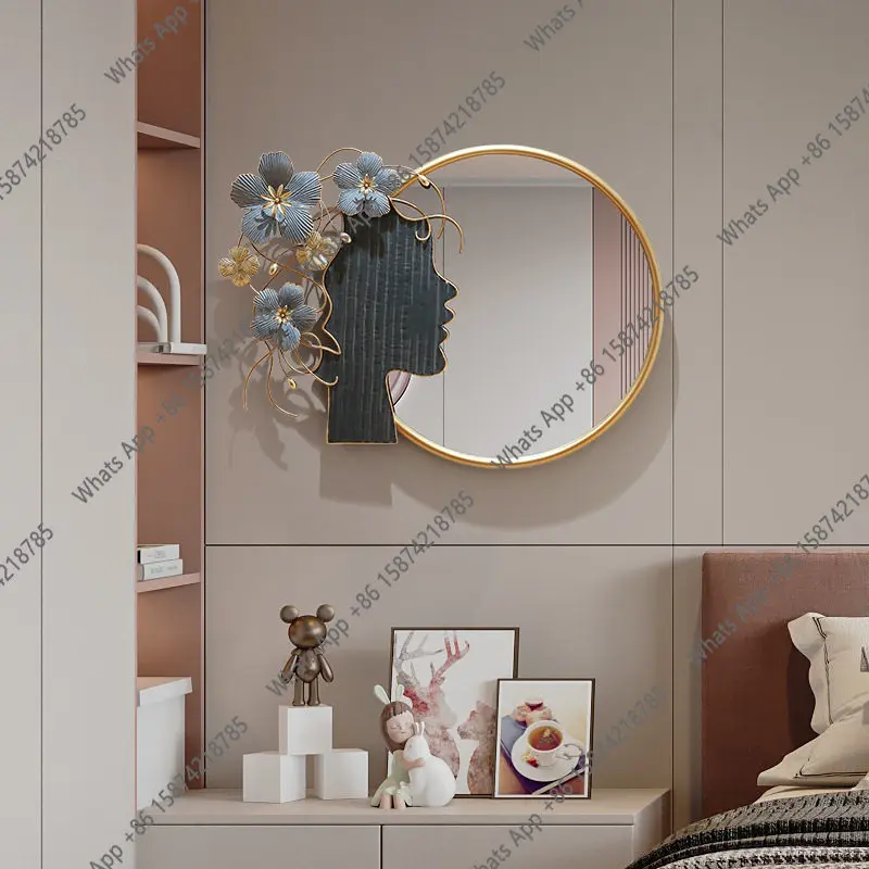 GH 프리미엄 배경 장식 거울 통나무 침실 원형 홈 북 - Rattan Mirror Round 리뷰 및 가격