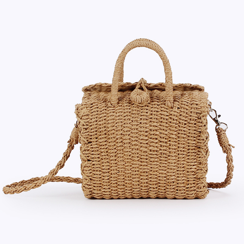 여성용 빨대 비치 백, 수제 핸드백 숄더백, 라탄 비치 - Woven Basket Set 리뷰 및 가격
