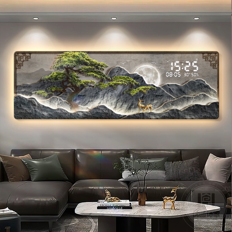 대형 고급 시계 벽걸이 디지털 인테리어 모던 감성 창의 - Interior Design Luxury Living Room 리뷰 및 가격