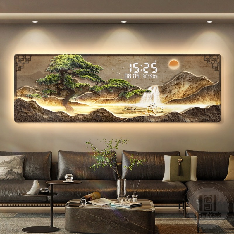 대형 고급 시계 벽걸이 디지털 인테리어 모던 감성 창의 - Interior Design Luxury Living Room 리뷰 및 가격