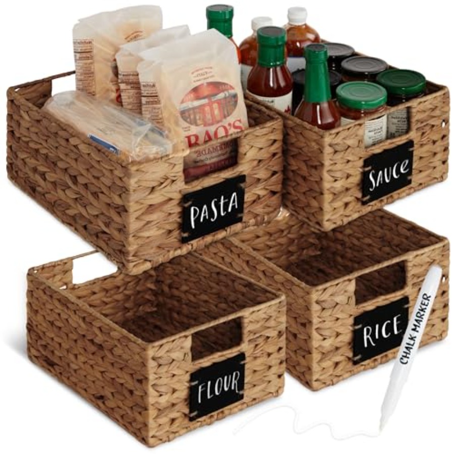 팬트리 정리 세트: 9x12인치 크기의 워터 하이시던스 - Woven Basket Set 리뷰 및 가격
