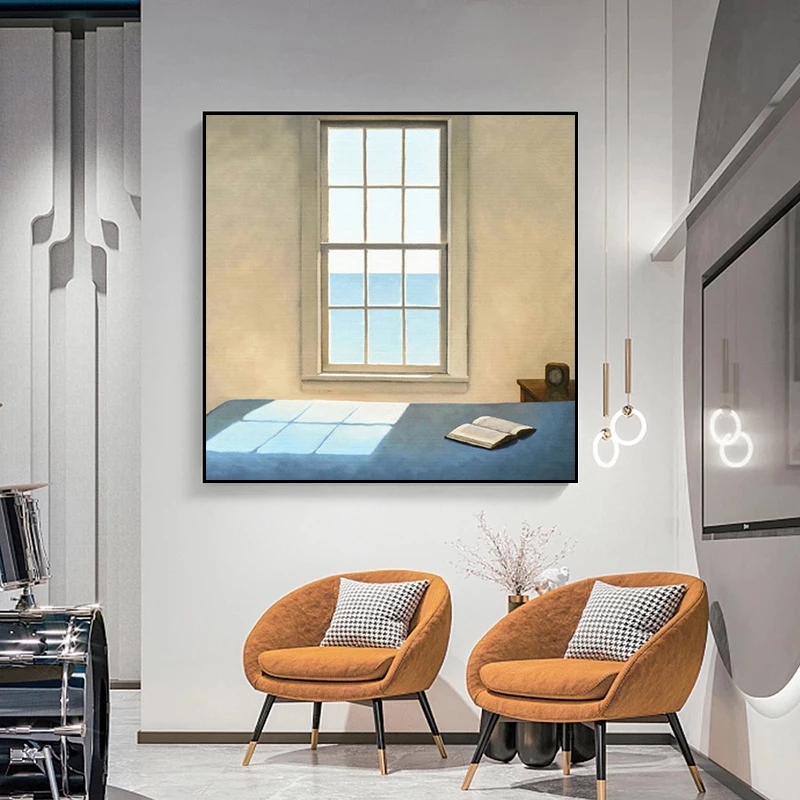 북유럽 창 외부 풍경 캔버스 회화 인쇄 풍경 인테리어  - Interior Design Apartment 리뷰 및 가격