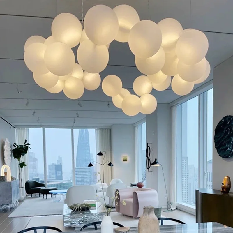 북유럽 거실 샹들리에 디자이너 매직빈 서스펜션 램프 인 - Interior Design Luxury Living Room 리뷰 및 가격