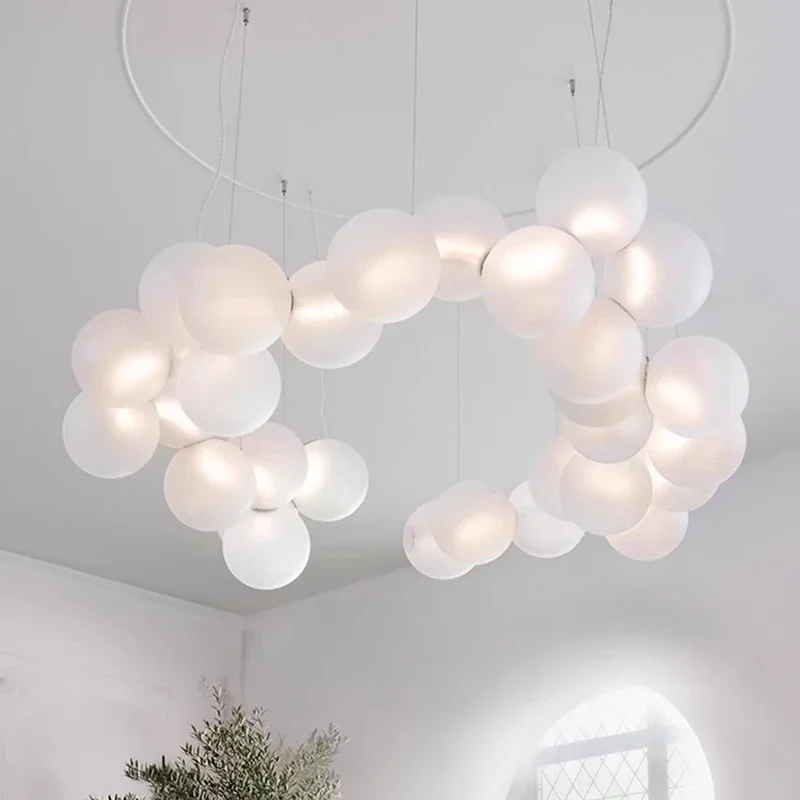 북유럽 거실 샹들리에 디자이너 매직빈 서스펜션 램프 인 - Interior Design Luxury Living Room 리뷰 및 가격