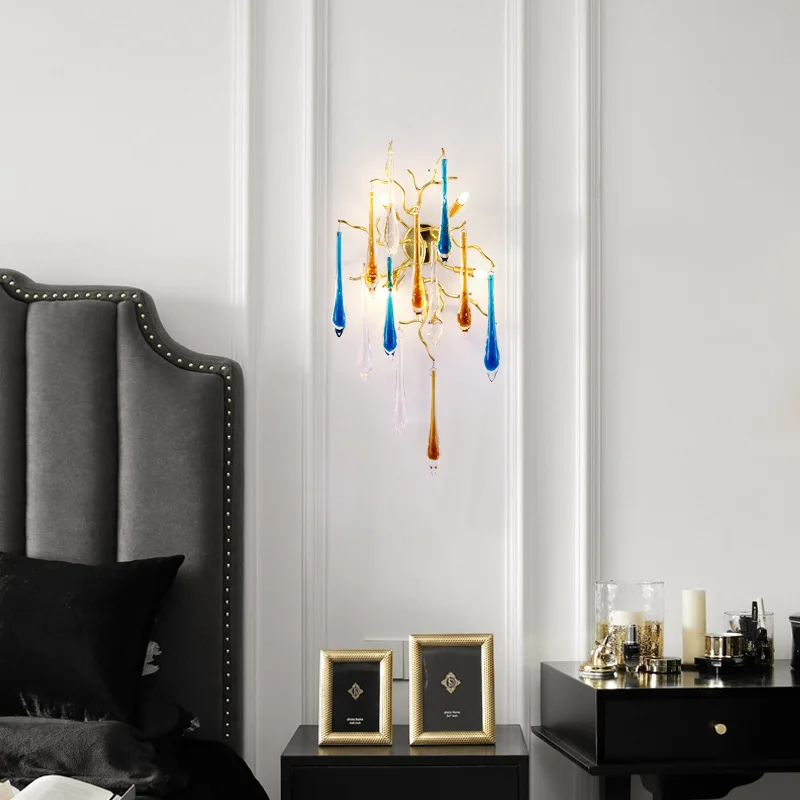 북유럽 럭셔리 다채로운 크리스탈 천장 조명 디자이너 거 - Interior Design Luxury Living Room 리뷰 및 가격