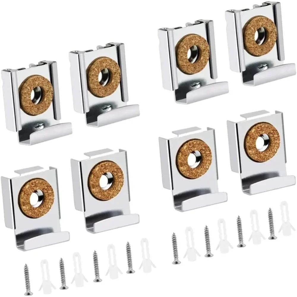 4pcs 크롬 미러 벽걸이 고정 키트 Frameless - Rattan Mirror Round 리뷰 및 가격