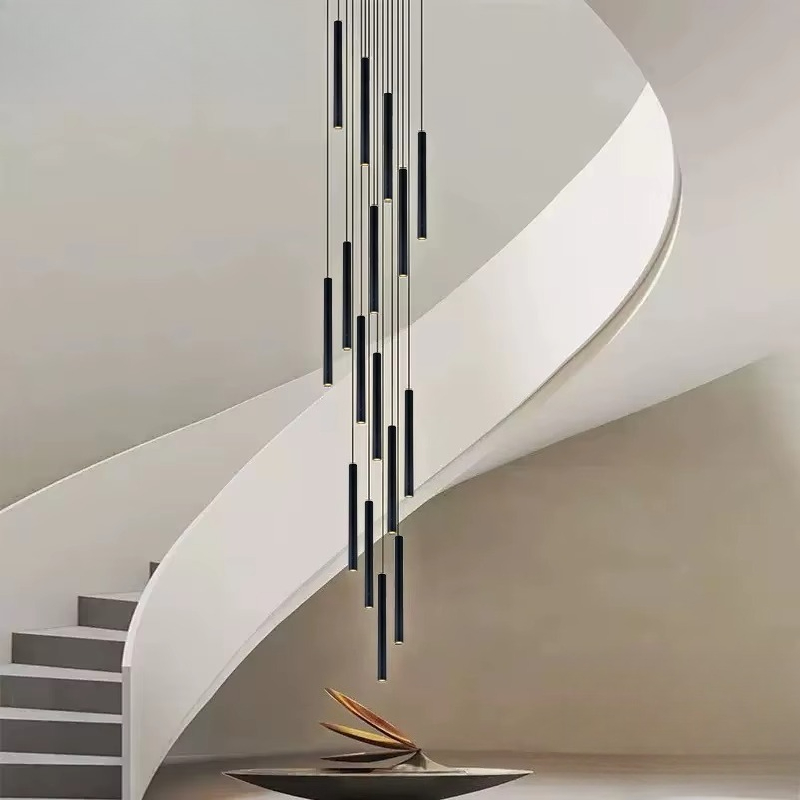 현대적인 블랙 디자인 LED 샹들리에 알루미늄 고급 인 - Interior Design Youtube 리뷰 및 가격