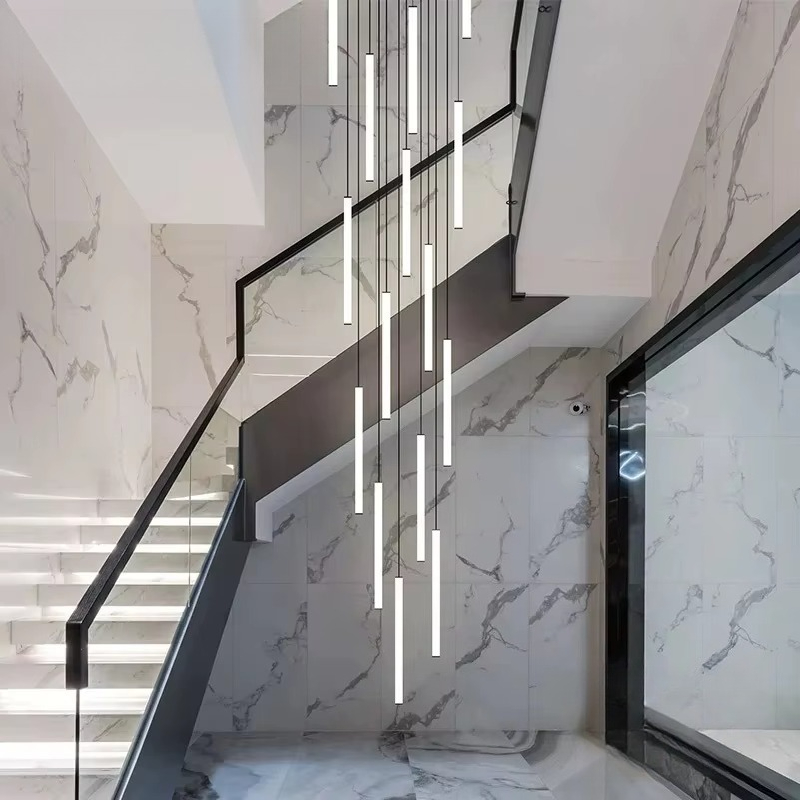 현대적인 블랙 디자인 LED 샹들리에 알루미늄 고급 인 - Interior Design Youtube 리뷰 및 가격