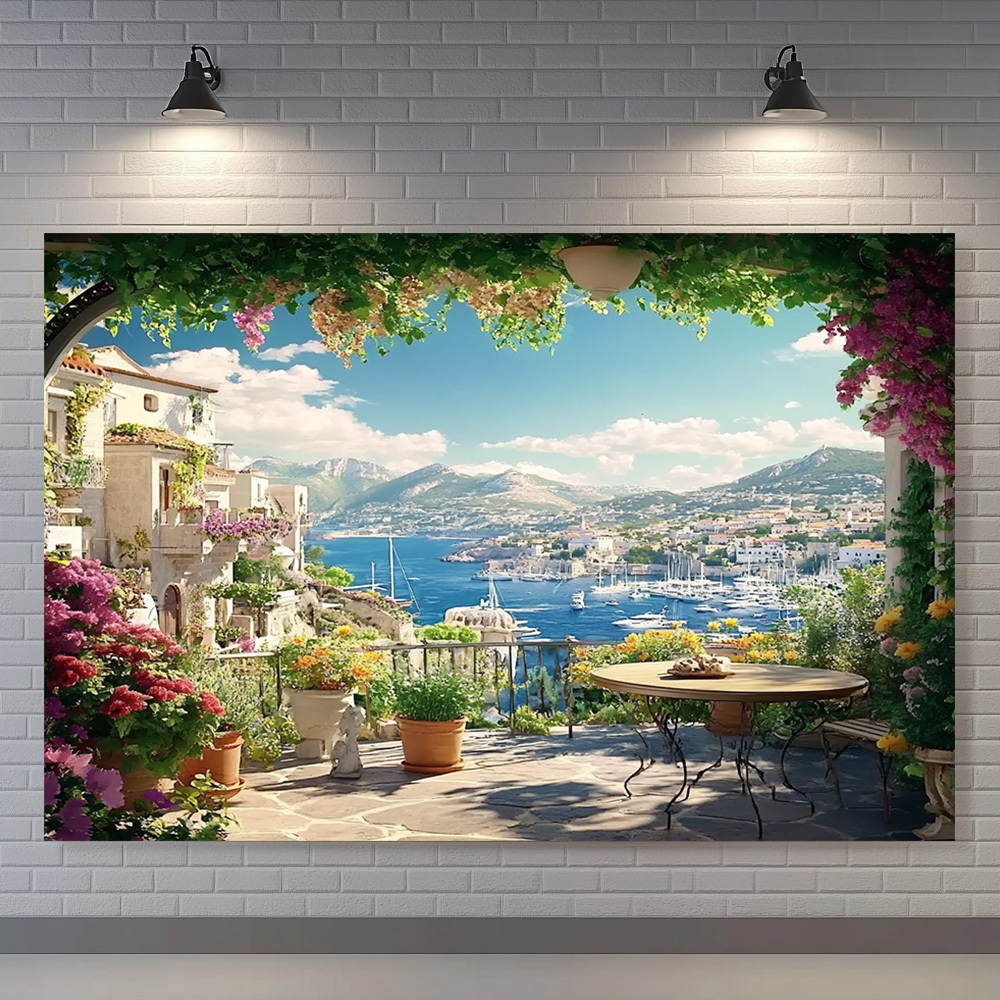 지중해 베이 가든, 생동감 넘치는 해안 풍경 디자인,  - Interior Design Years Of School 리뷰 및 가격