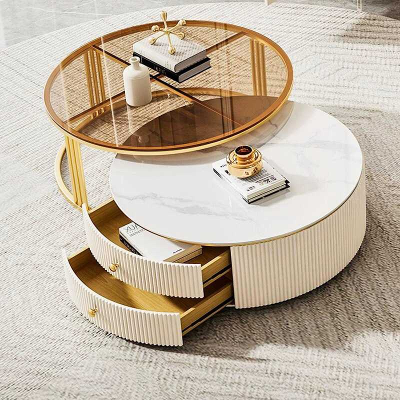 모던 럭셔리 대리석 원목 커피 테이블 세트, 인테리어  - Interior Design Luxury Living Room 리뷰 및 가격