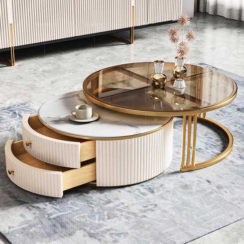 모던 럭셔리 대리석 원목 커피 테이블 세트, 인테리어  - Interior Design Luxury Living Room 리뷰 및 가격